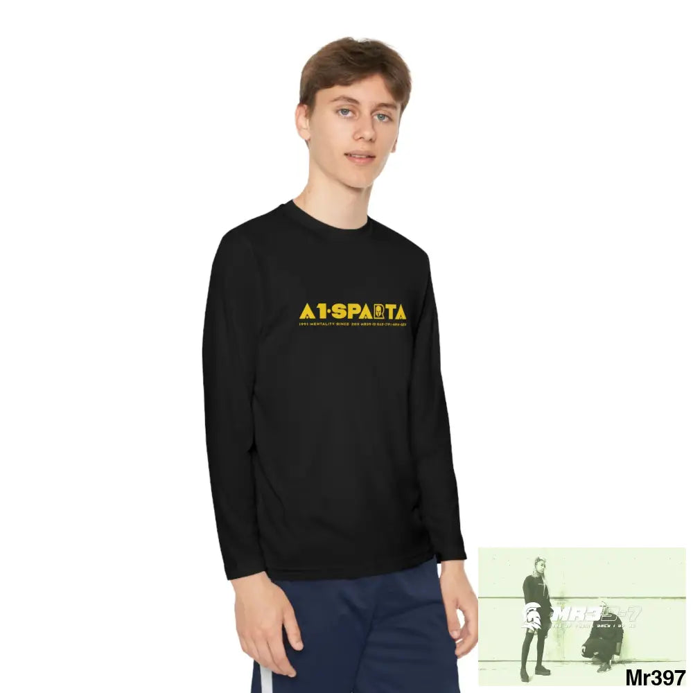 A1-Sparta Youth Long Sleeve Competitor Tee Kids clothes