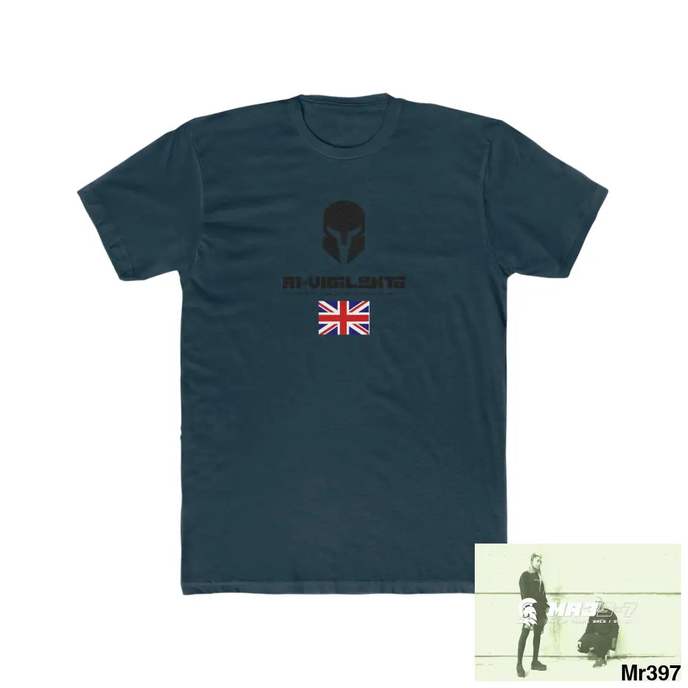 A1-Vigiante Sparta undercover SAS assassination Men’s Cotton Crew Tee Solid Midnight Navy / XS T-Shirt