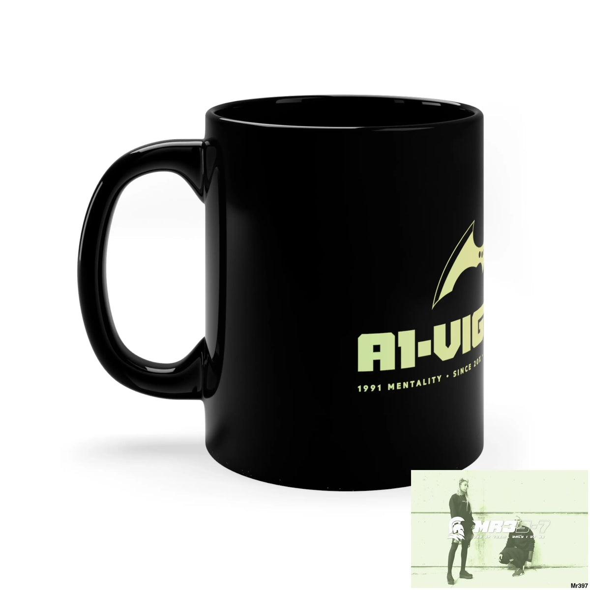 A1-Vigilante 11oz Black Mug 11oz Mug