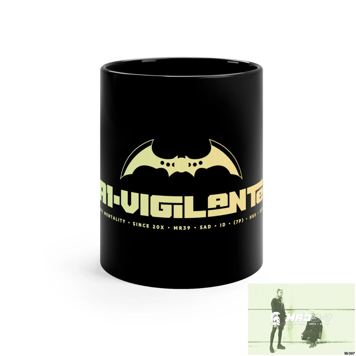 A1-Vigilante 11oz Black Mug 11oz Mug