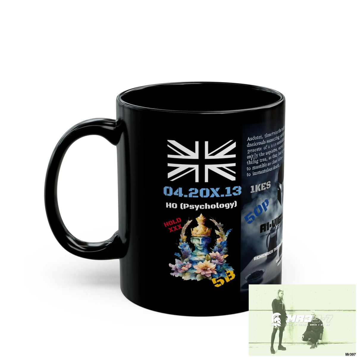 A1-Vigilante 11oz Tactical GB / Black Mug Mental Health VAR / My Life My Deaths Their Plans Failed Couldn’t kill flies
