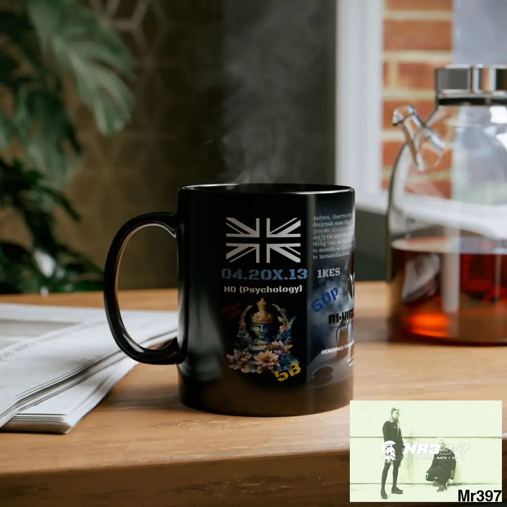 A1-Vigilante 11oz Tactical GB / Black Mug Mental Health VAR / My Life My Deaths Their Plans Failed Couldn’t kill flies