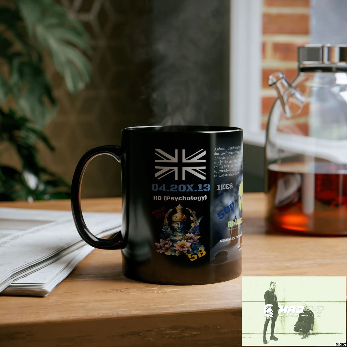 A1-Vigilante 11oz Tactical GB / Black Mug Mental Health VAR / My Life My Deaths Their Plans Failed Couldn’t kill flies