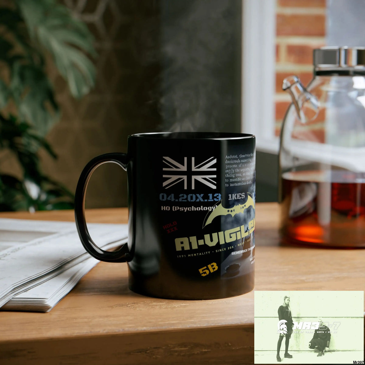 A1-Vigilante 11oz Tactical GB / Black Mug Mental Health VAR / My Life My Deaths Their Plans Failed Couldn’t kill flies