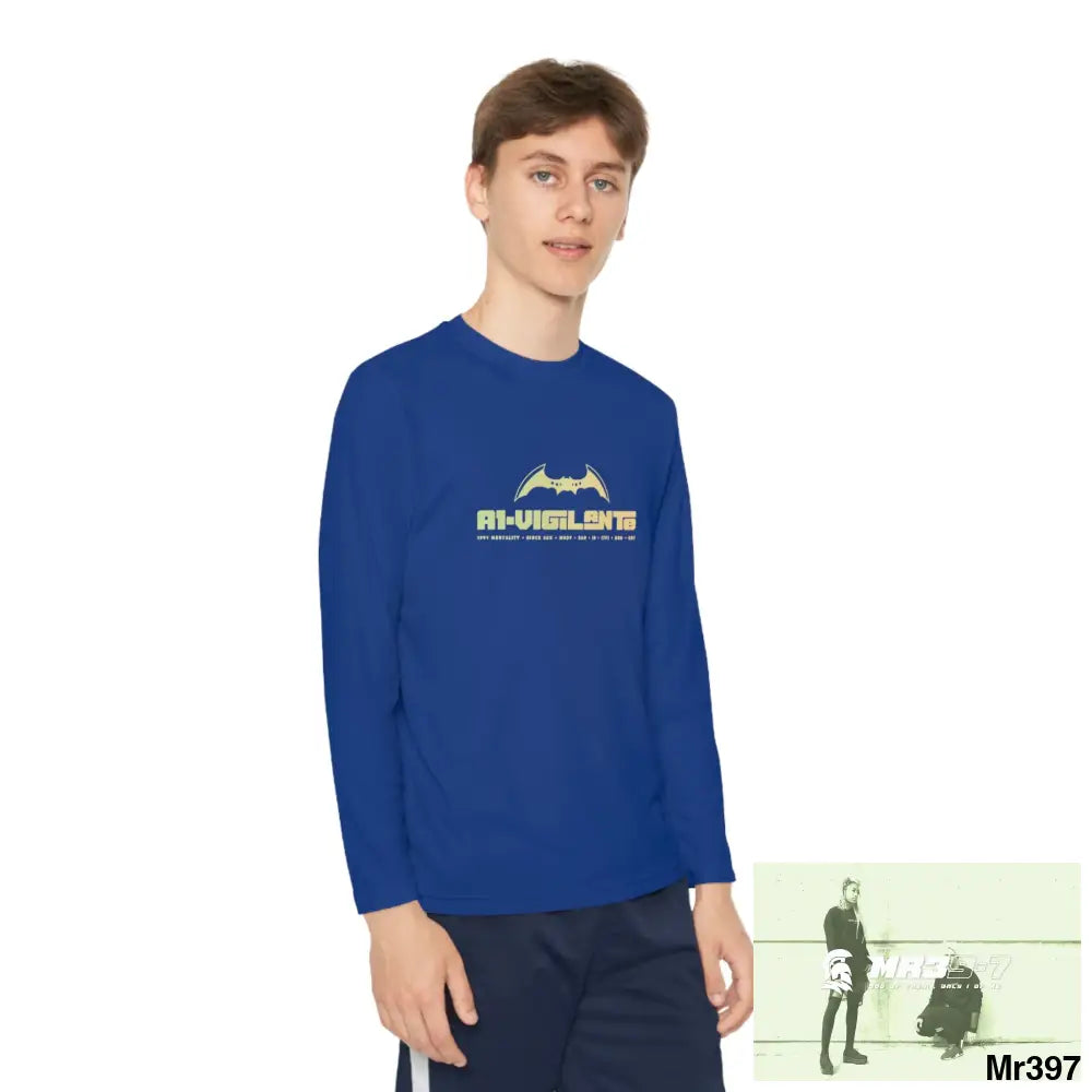 A1-Vigilante 2001-23 5 Countries Just Say No To County Lines Youth Long Sleeve Competitor Tee Kids clothes