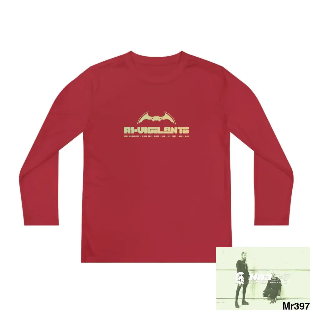 A1-Vigilante 2001-23 5 Countries Just Say No To County Lines Youth Long Sleeve Competitor Tee True Red / M Kids clothes