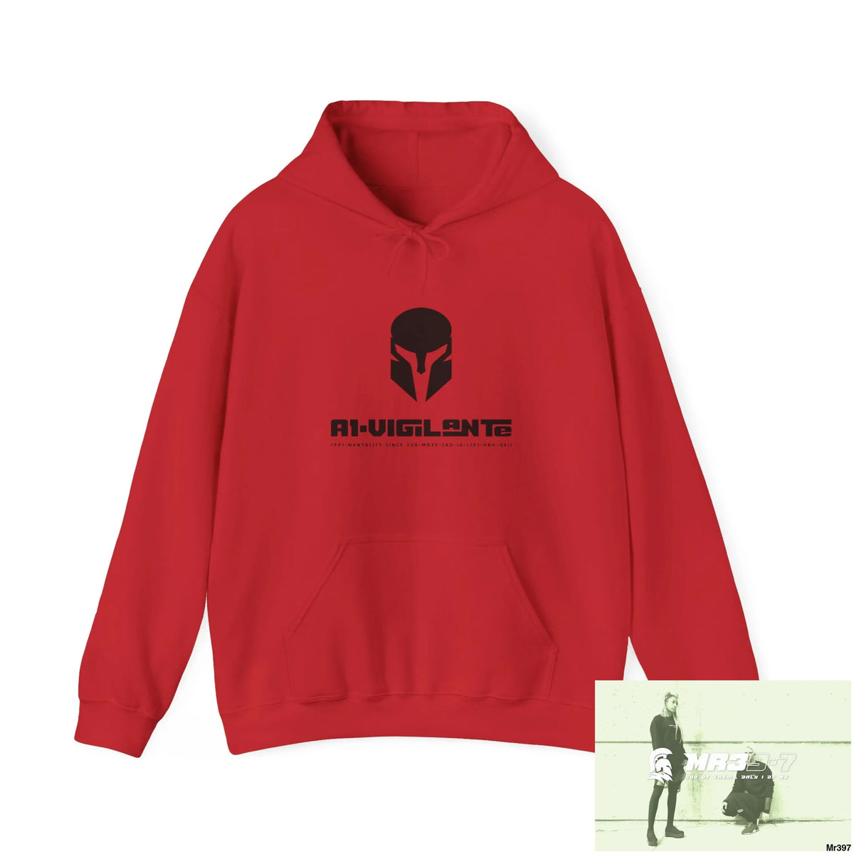 A1-Vigilante 300 /Gods Inspired Unisex Heavy Blend™ Hooded Sweatshirt Red / M Hoodie