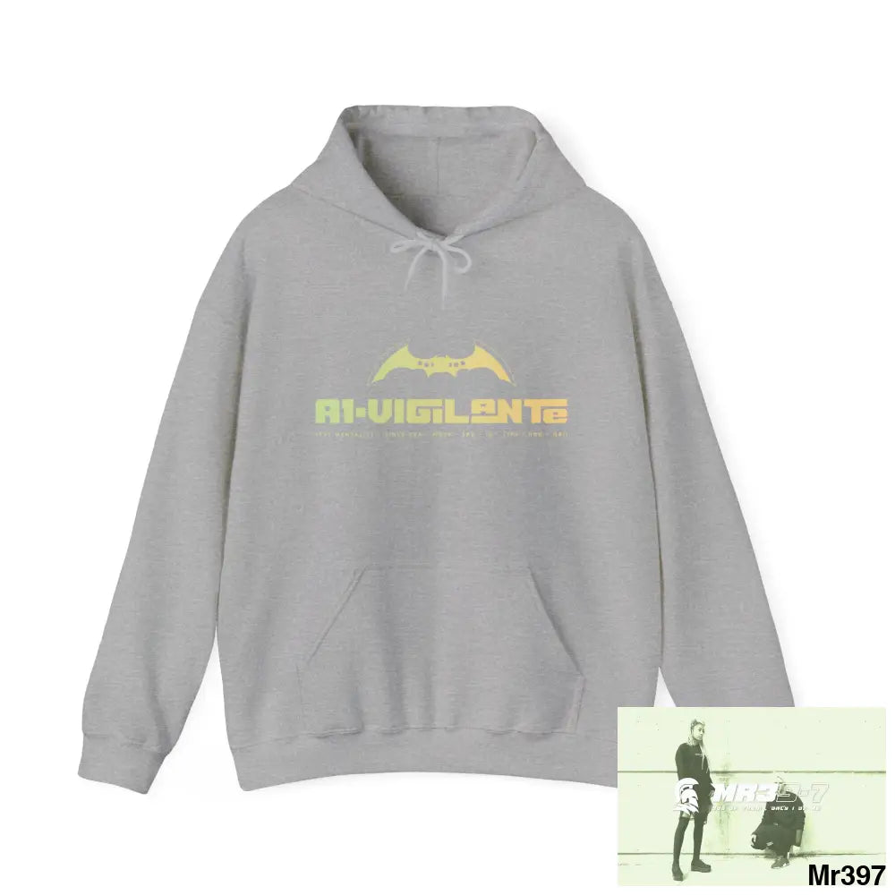 A1-Vigilante 300/Gods Inspired Unisex Heavy Blend™ Hooded Sweatshirt Sport Grey / M Hoodie