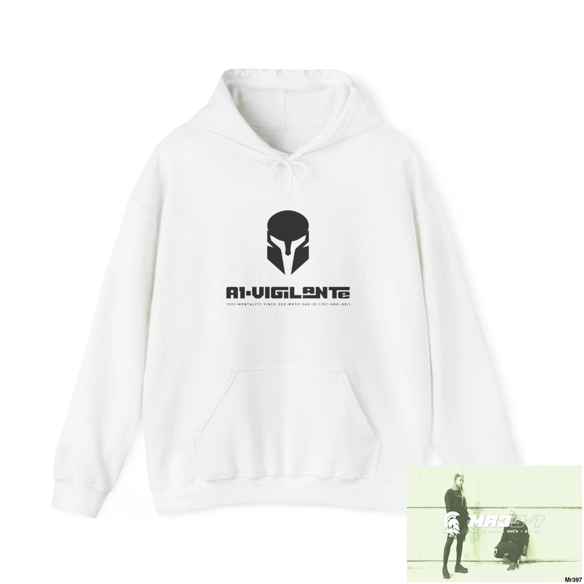A1-Vigilante 300 /Gods Inspired Unisex Heavy Blend™ Hooded Sweatshirt White / M Hoodie
