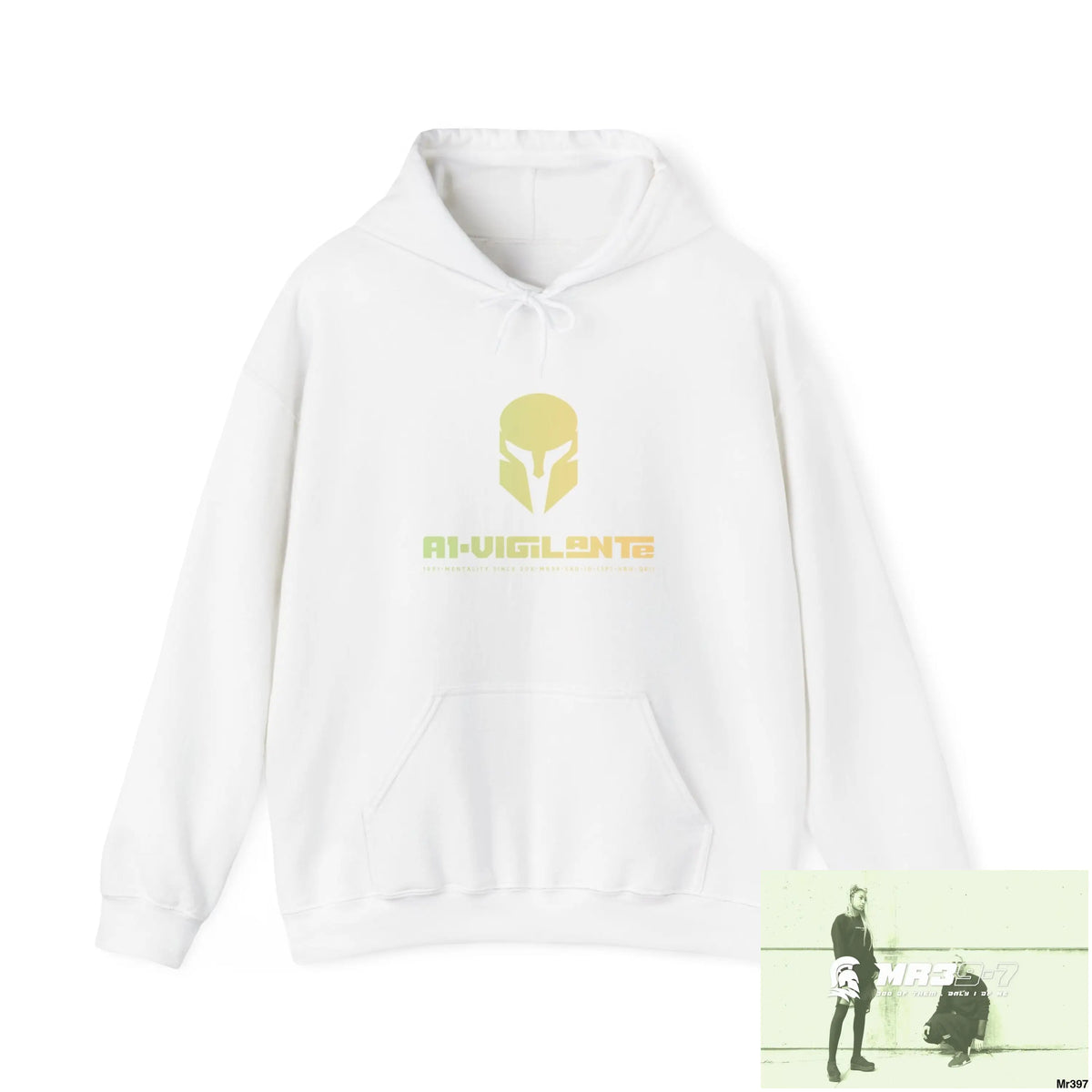 A1-Vigilante 300/GODS Inspired Unisex Heavy Blend™ Hooded Sweatshirt White / M Hoodie