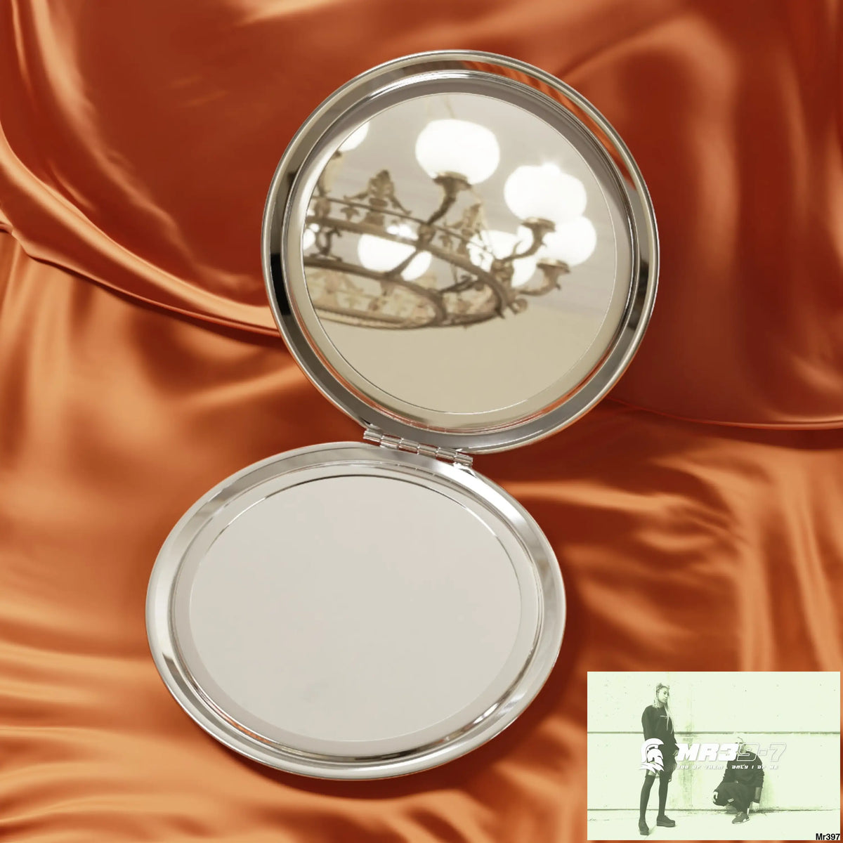 A1-Vigilante- 7 Compact Travel Mirror Silver / Glossy / One size Accessories