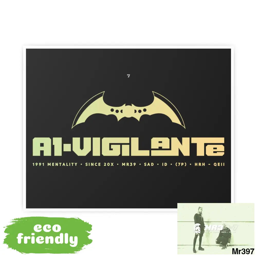 A1-Vigilante 7 Photo Art Paper Posters Poster