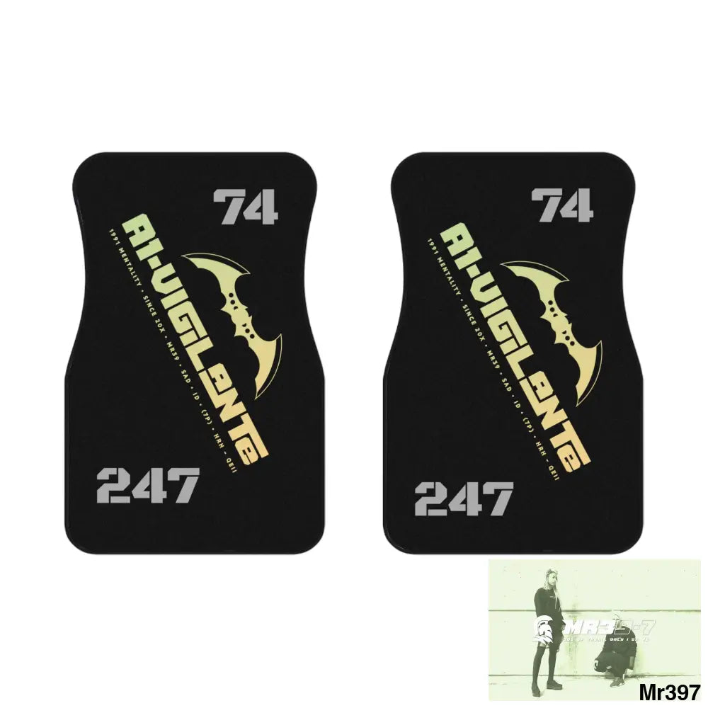 A1-Vigilante 74 Always ready 24/7 Car Mats (2x Front) 2x Front mats Accessories