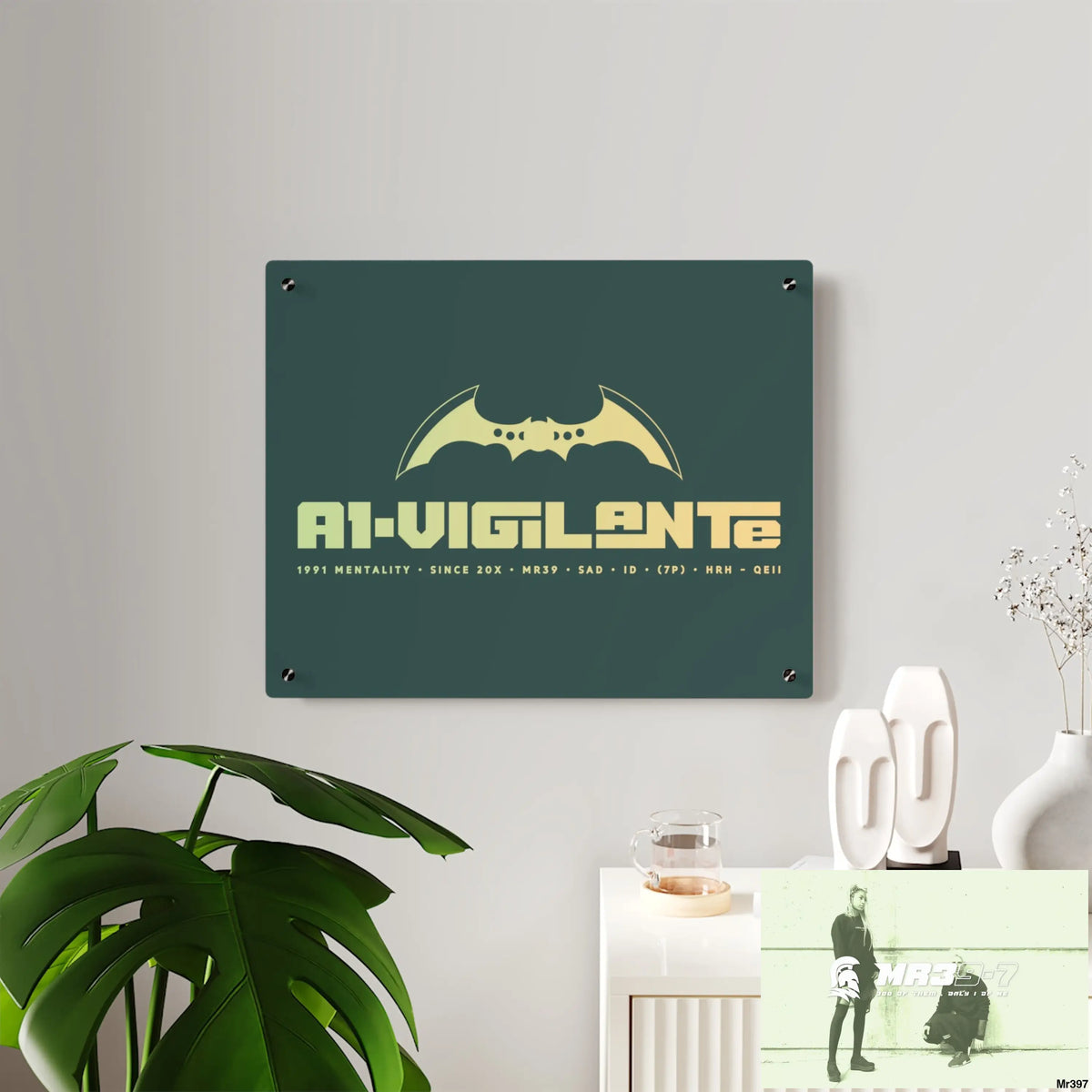 A1-Vigilante Acrylic Wall Art Panels Home Decor