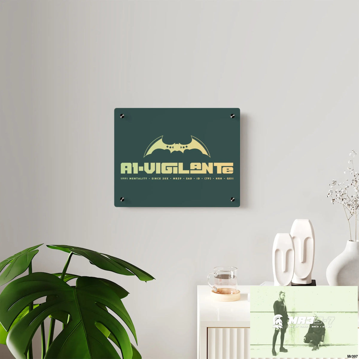 A1-Vigilante Acrylic Wall Art Panels Home Decor
