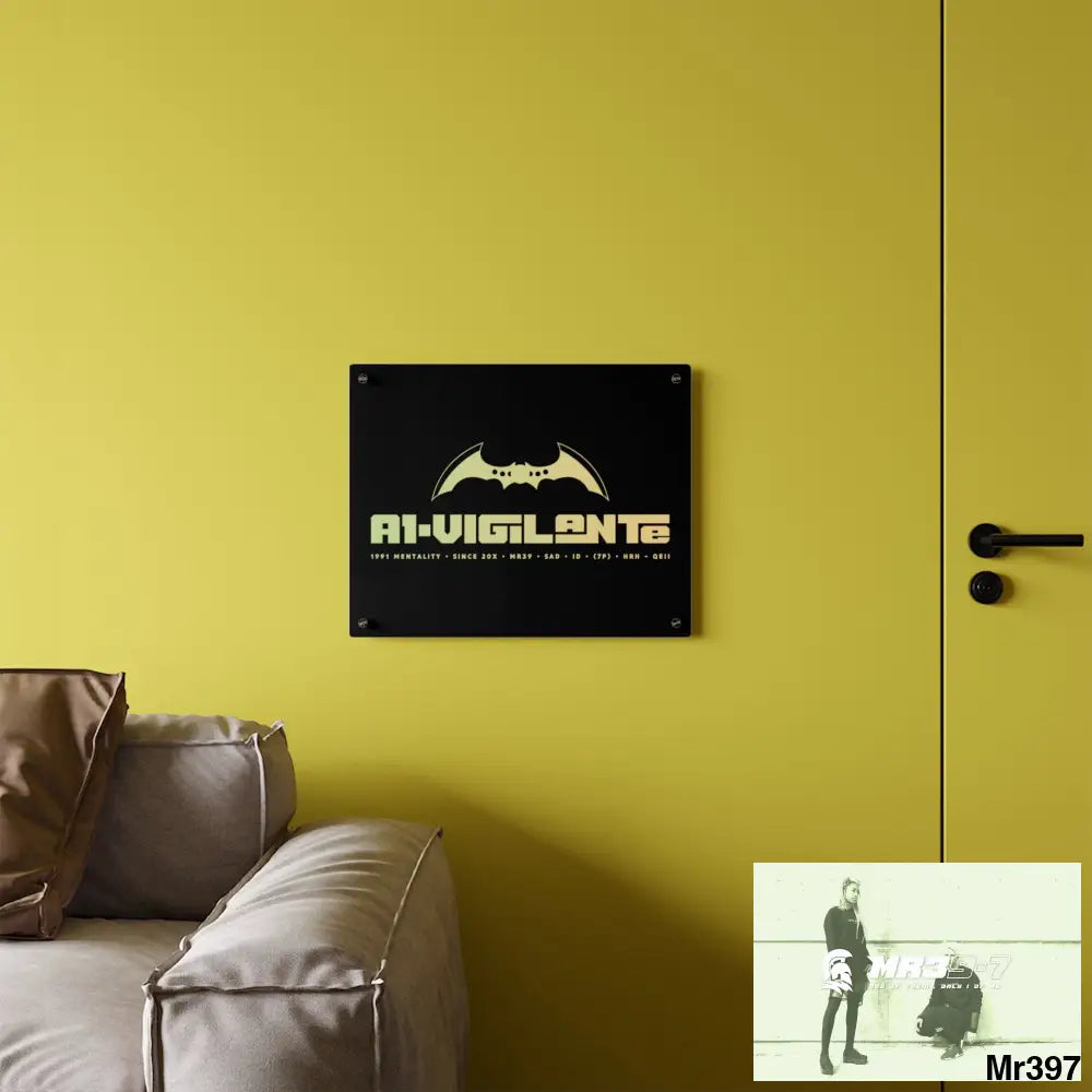 A1-Vigilante Acrylic Wall Art Panels Home Decor