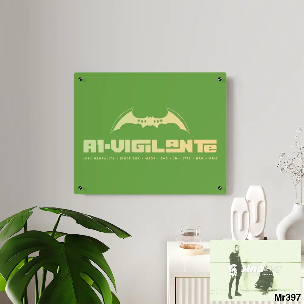 A1-Vigilante Acrylic Wall Art Panels Home Decor