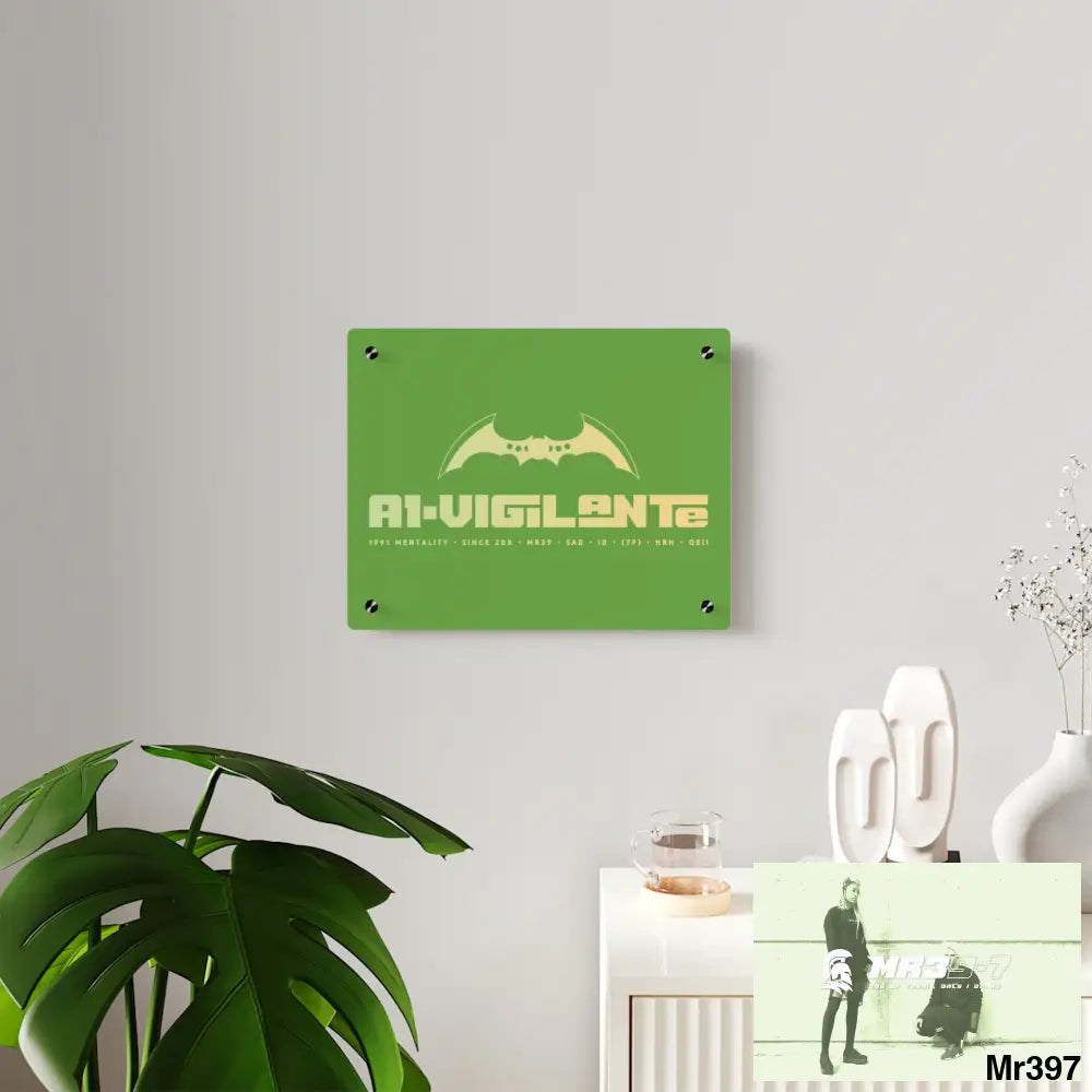 A1-Vigilante Acrylic Wall Art Panels Home Decor