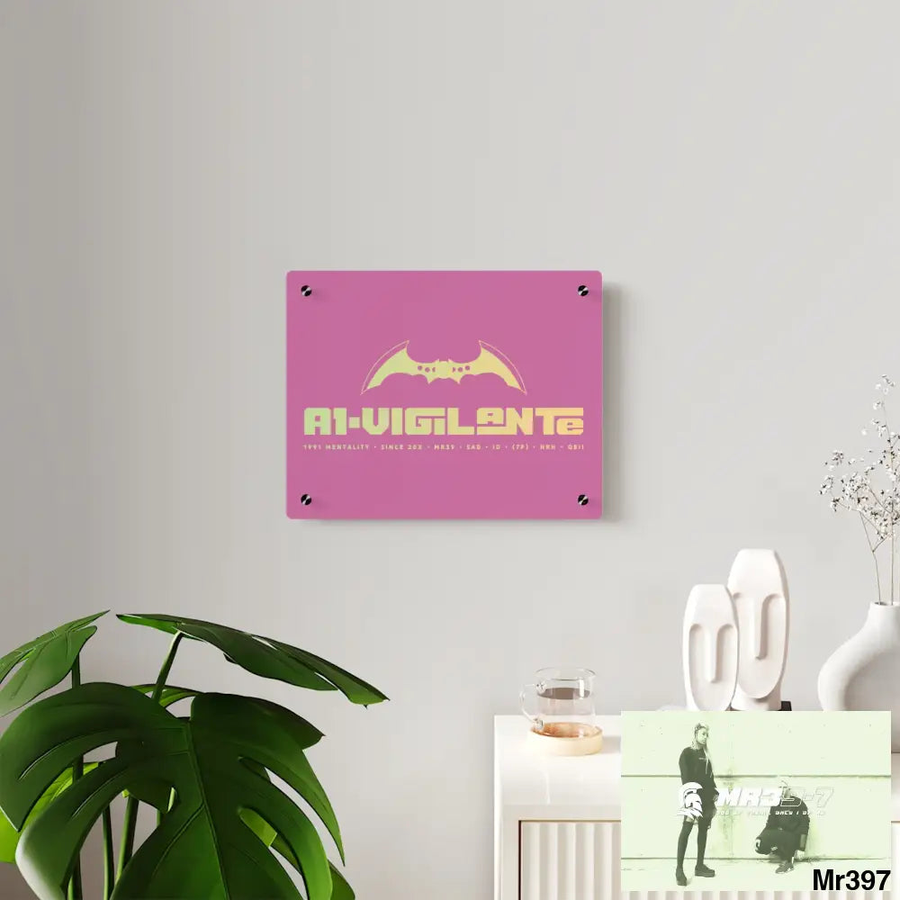 A1-Vigilante Acrylic Wall Art Panels Home Decor