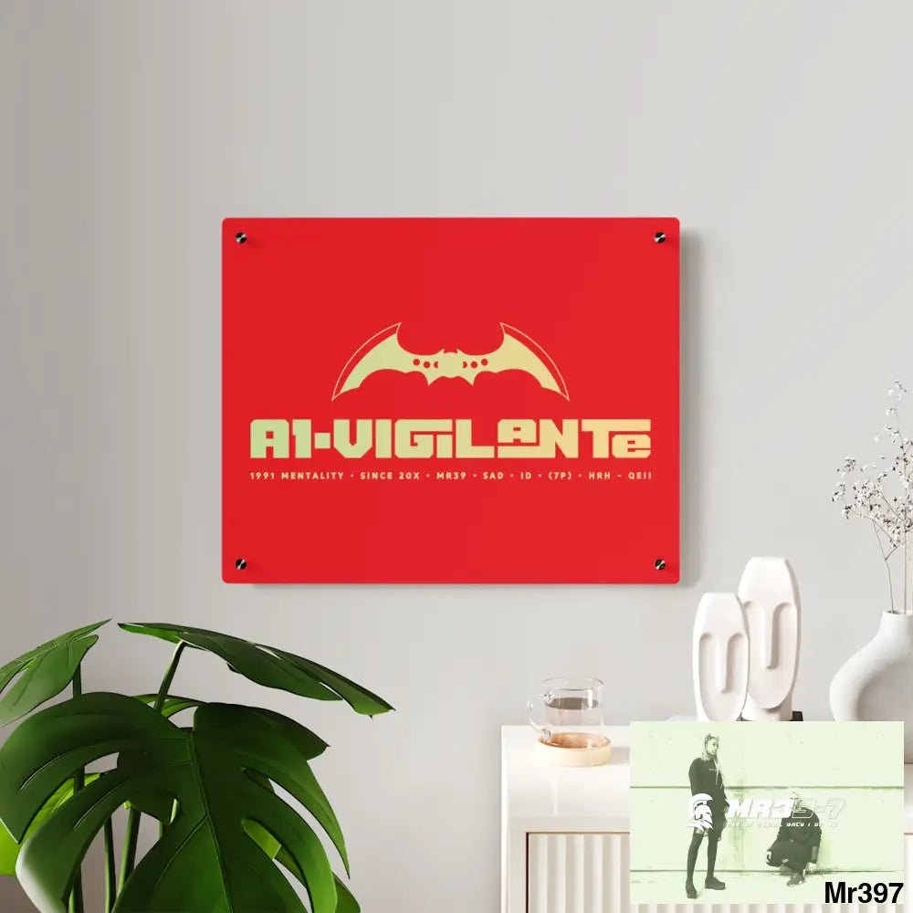 A1-Vigilante Acrylic Wall Art Panels Home Decor