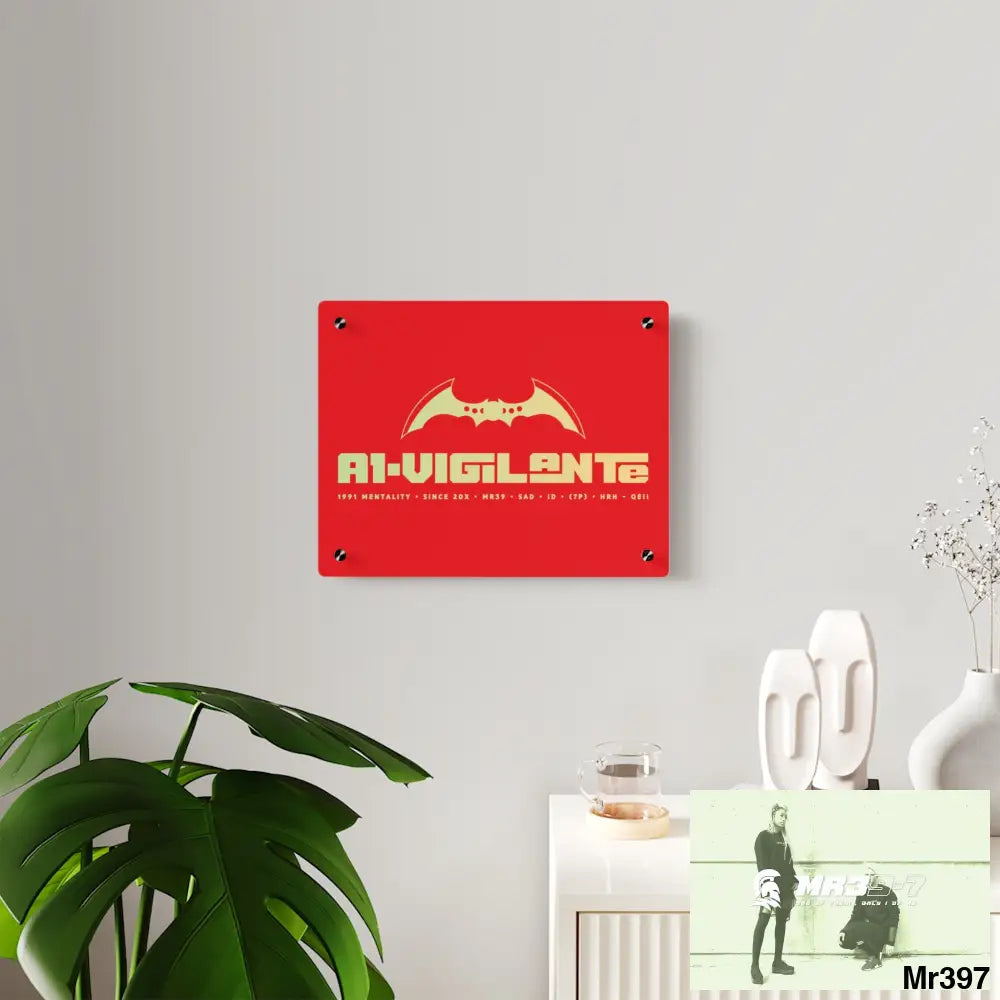 A1-Vigilante Acrylic Wall Art Panels Home Decor