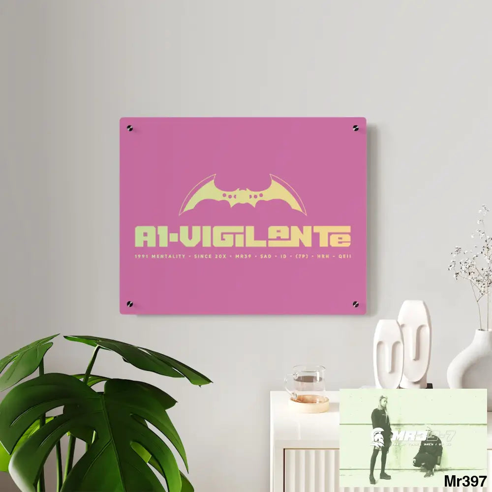 A1-Vigilante Acrylic Wall Art Panels Home Decor