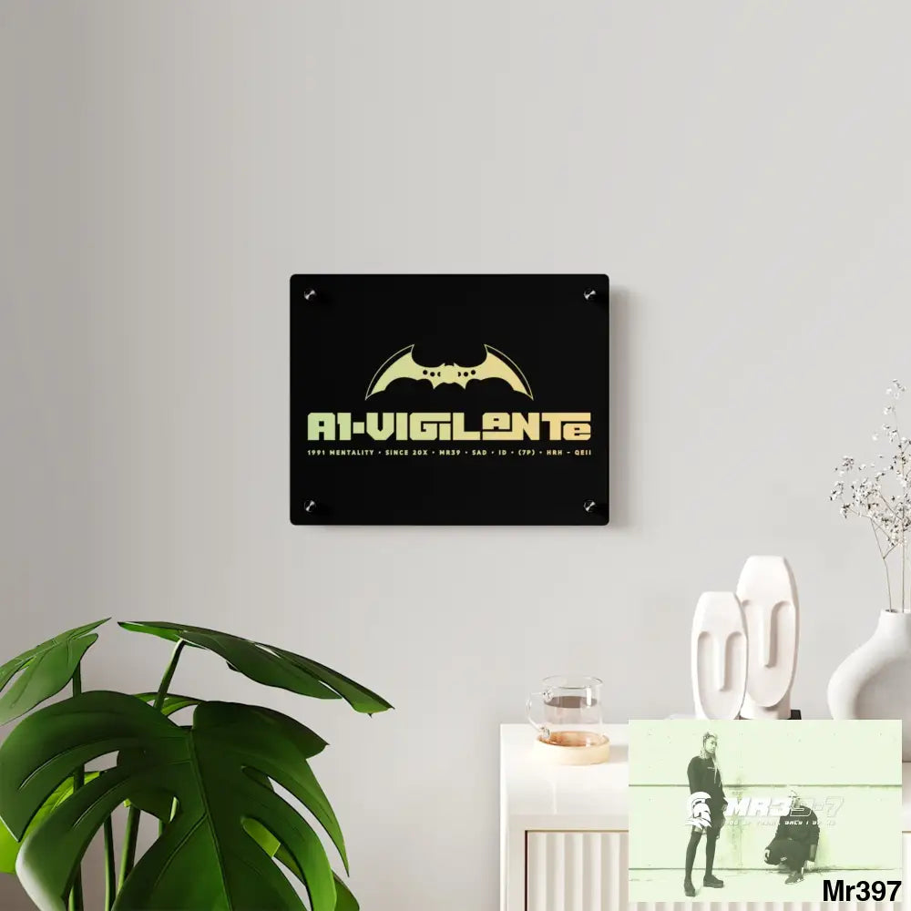 A1-Vigilante Acrylic Wall Art Panels Home Decor