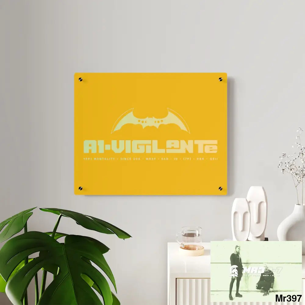 A1-Vigilante Acrylic Wall Art Panels Home Decor