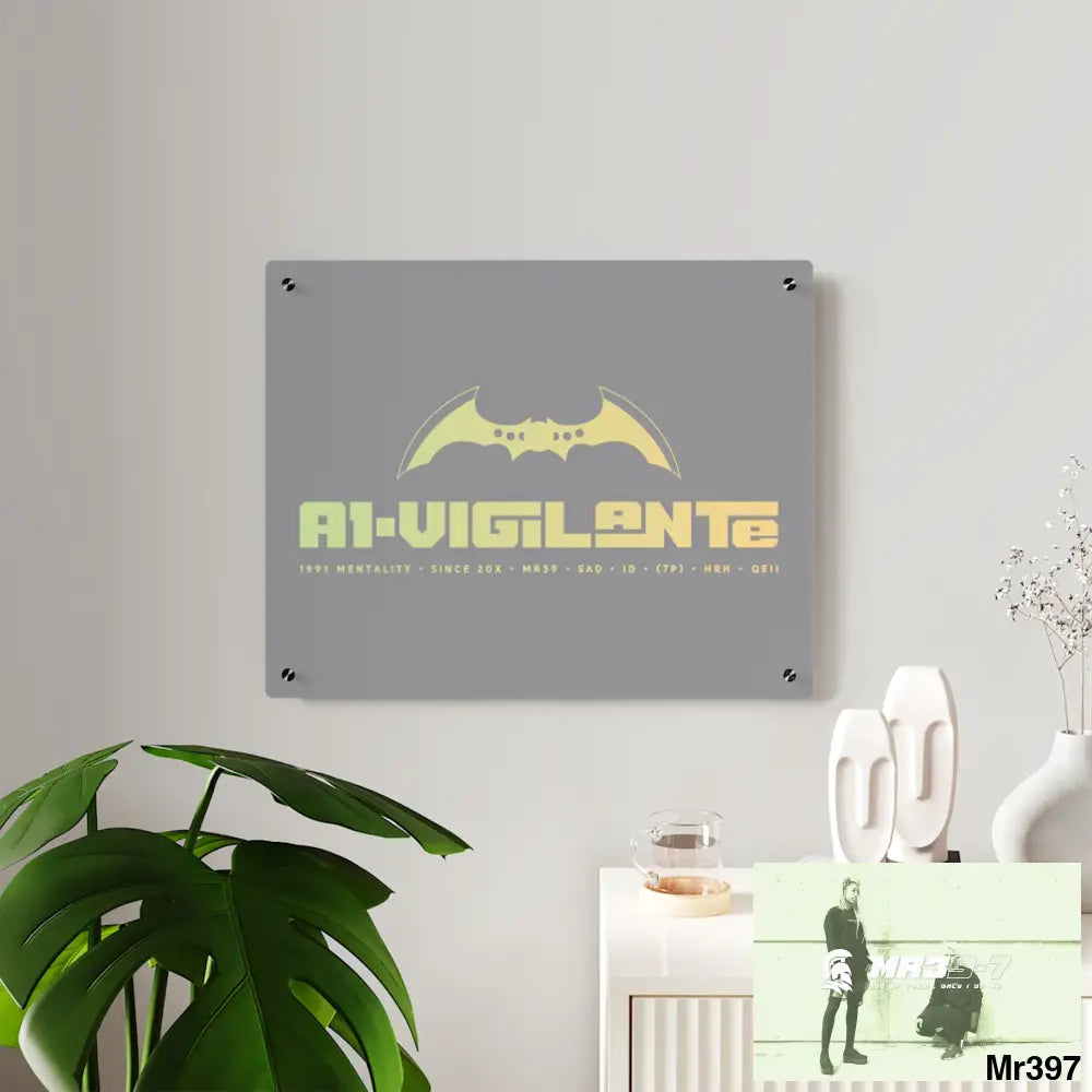 A1-Vigilante Acrylic Wall Art Panels Home Decor