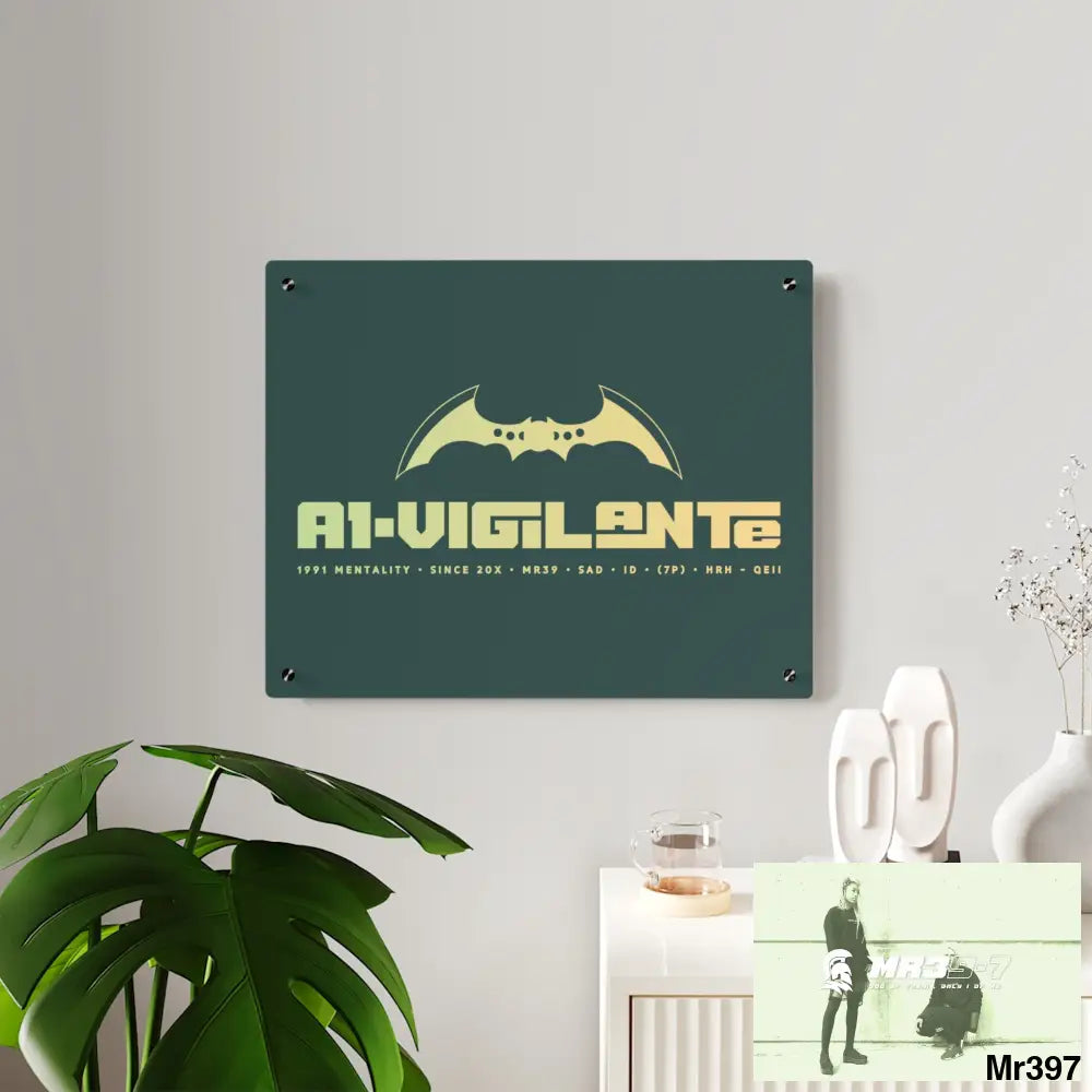 A1-Vigilante Acrylic Wall Art Panels Home Decor