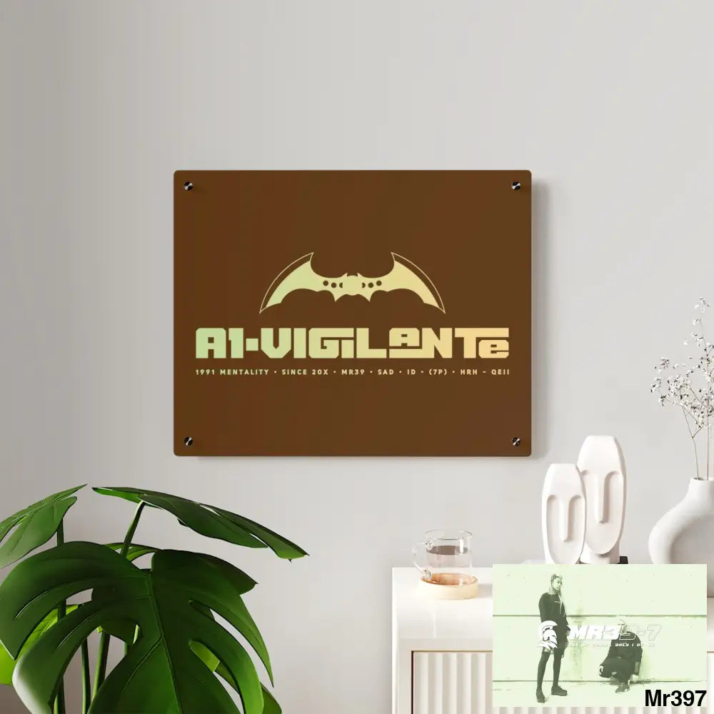 A1-Vigilante Acrylic Wall Art Panels Home Decor