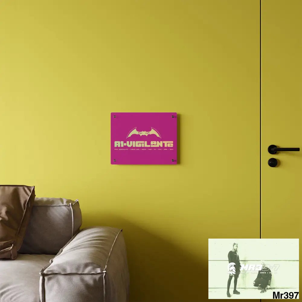 A1-Vigilante Acrylic Wall Art Panels Home Decor