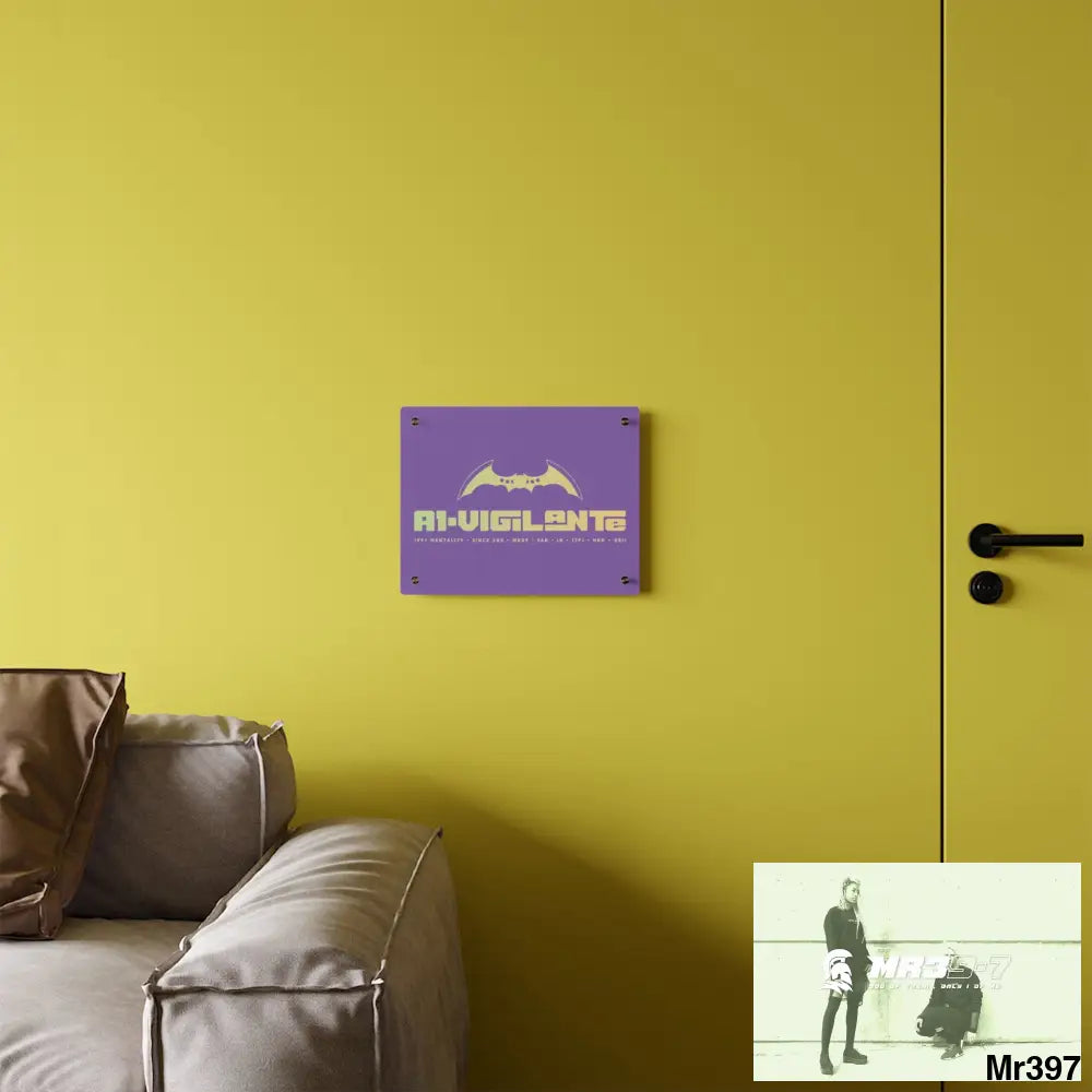 A1-Vigilante Acrylic Wall Art Panels Home Decor