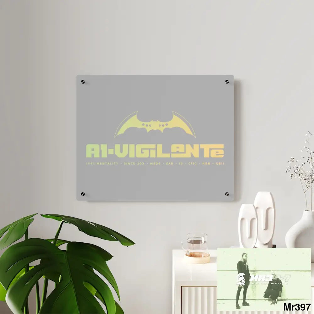 A1-Vigilante Acrylic Wall Art Panels Home Decor