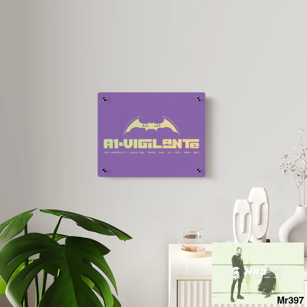 A1-Vigilante Acrylic Wall Art Panels Home Decor