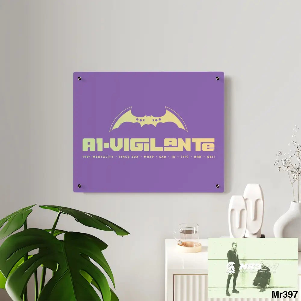 A1-Vigilante Acrylic Wall Art Panels Home Decor