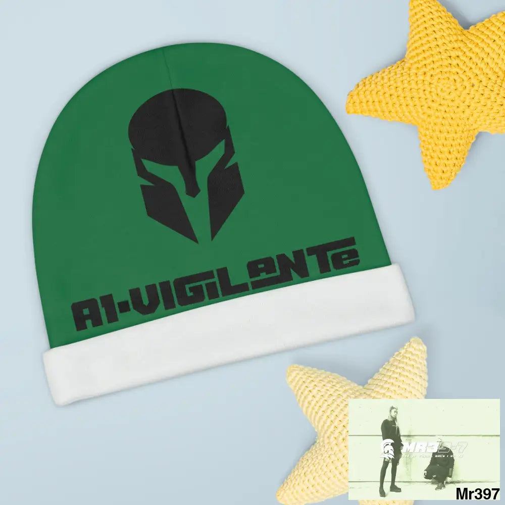 A1-Vigilante Baby Beanie (AOP) One size / White All Over Prints