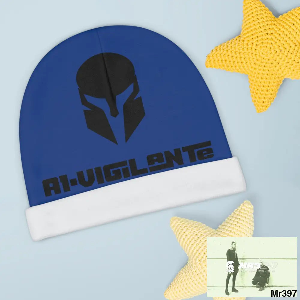 A1-Vigilante Baby Beanie (AOP) One size / White All Over Prints