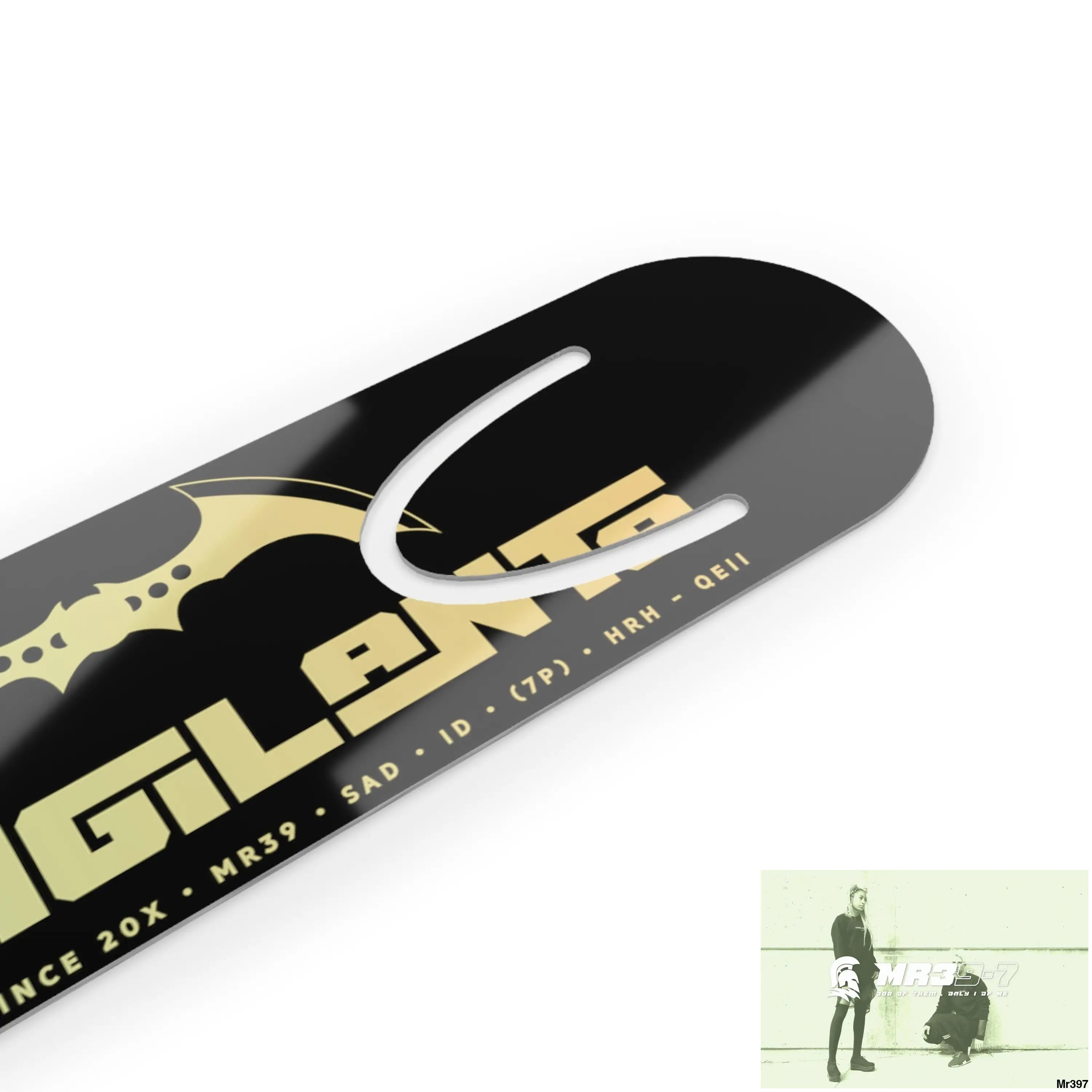 A1•Vigilante Bookmark One size / White Accessories