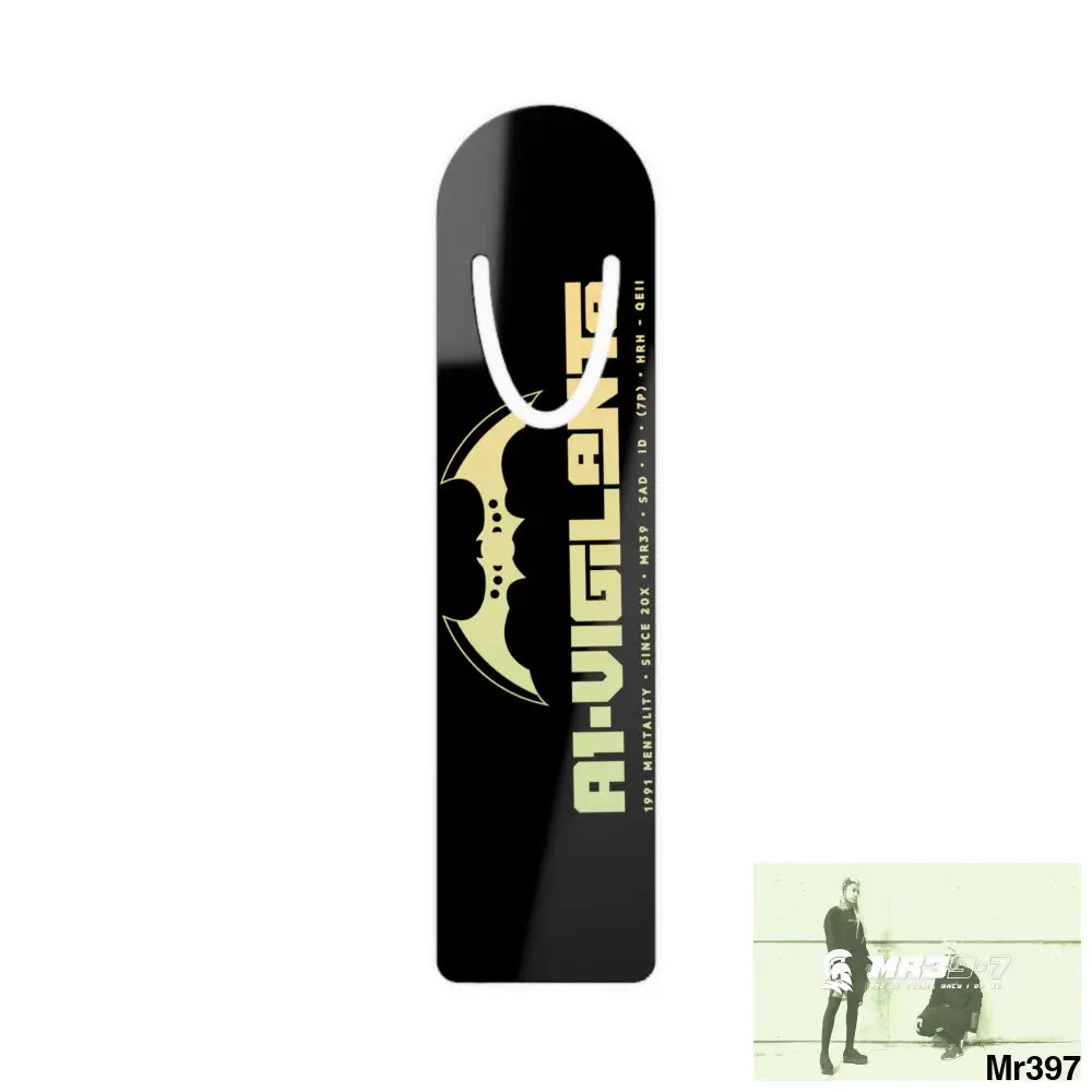 A1•Vigilante Bookmark One size / White Accessories