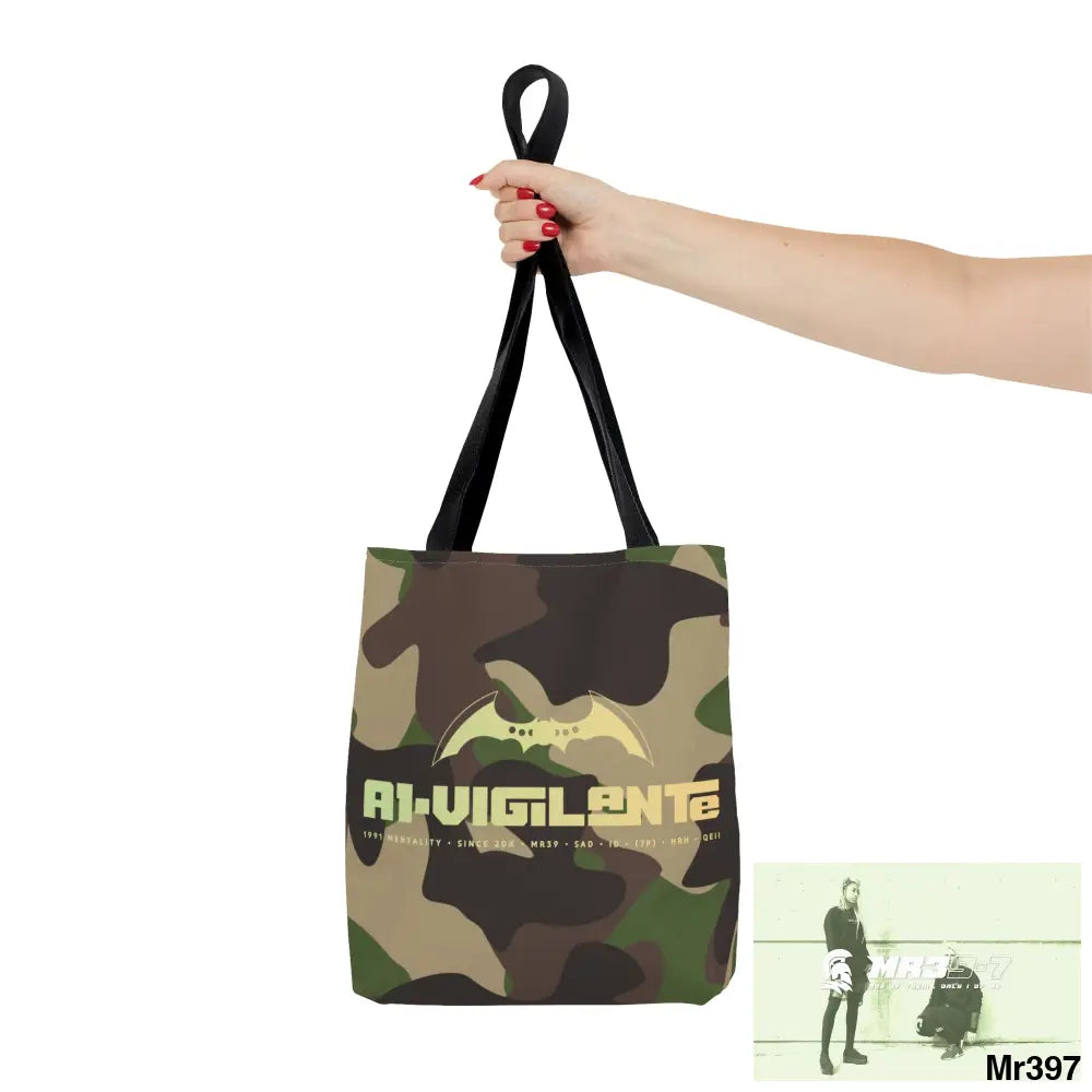 A1- Vigilante Camo Tote Bag (AOP) Bags