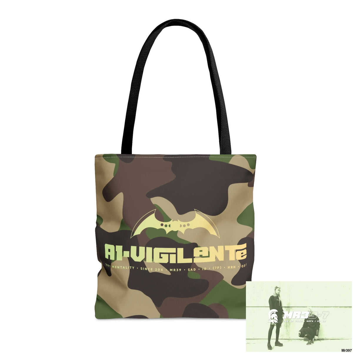 A1- Vigilante Camo Tote Bag (AOP) Medium Bags