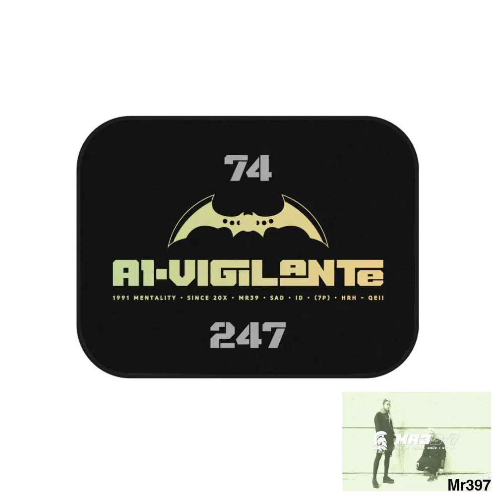 A1-Vigilante Car Mats (2x Rear) 2x Rear mats Accessories