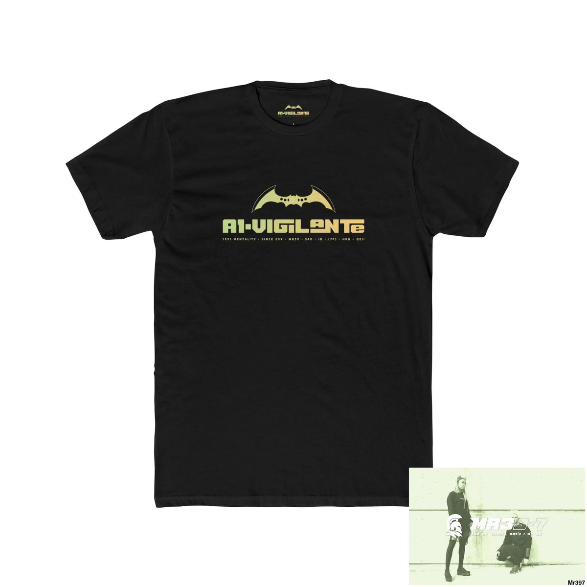 A1 Vigilante Choose Life Men’s Cotton Crew Tee Solid Black / XS T-Shirt