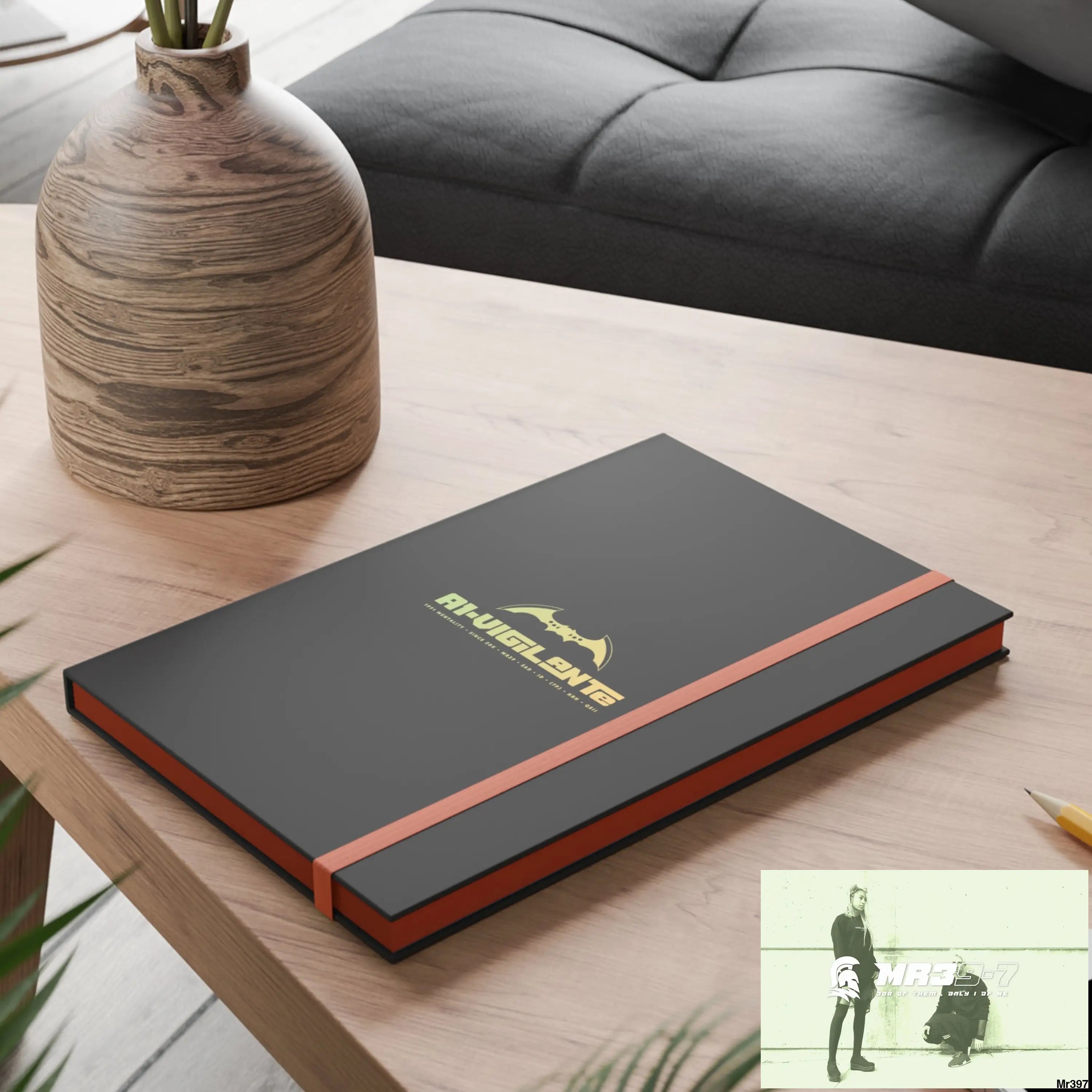 A1-Vigilante Color Contrast Notebook - Ruled Paper products