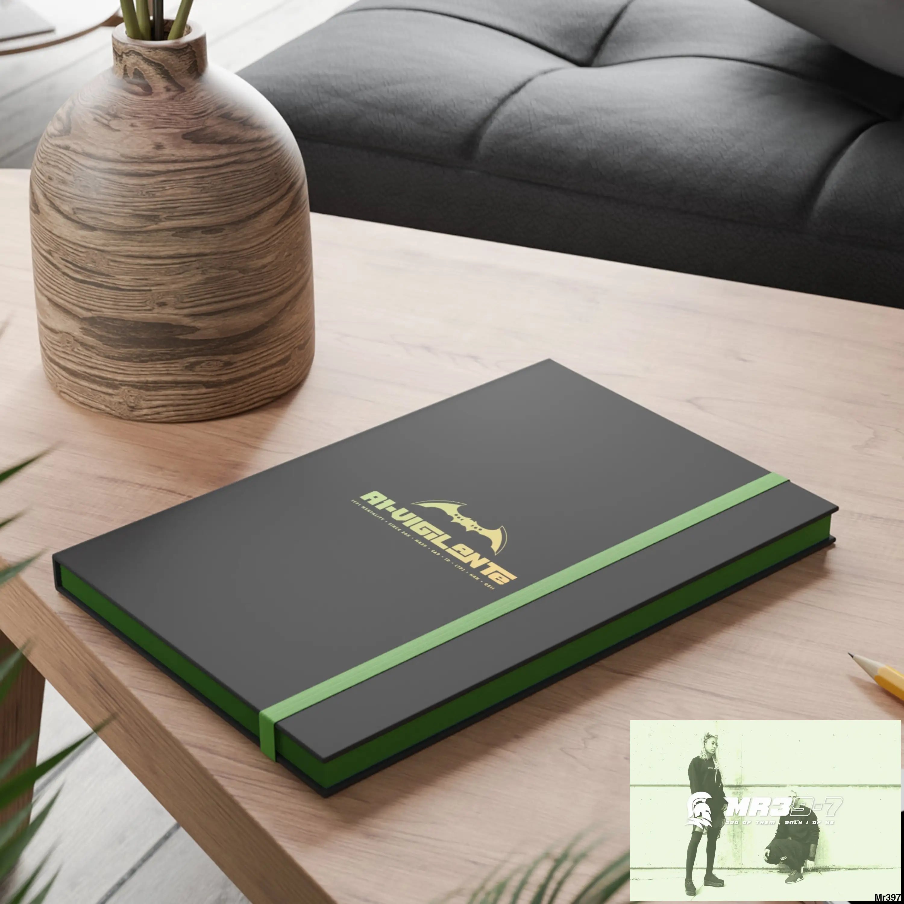 A1-Vigilante Color Contrast Notebook - Ruled Paper products