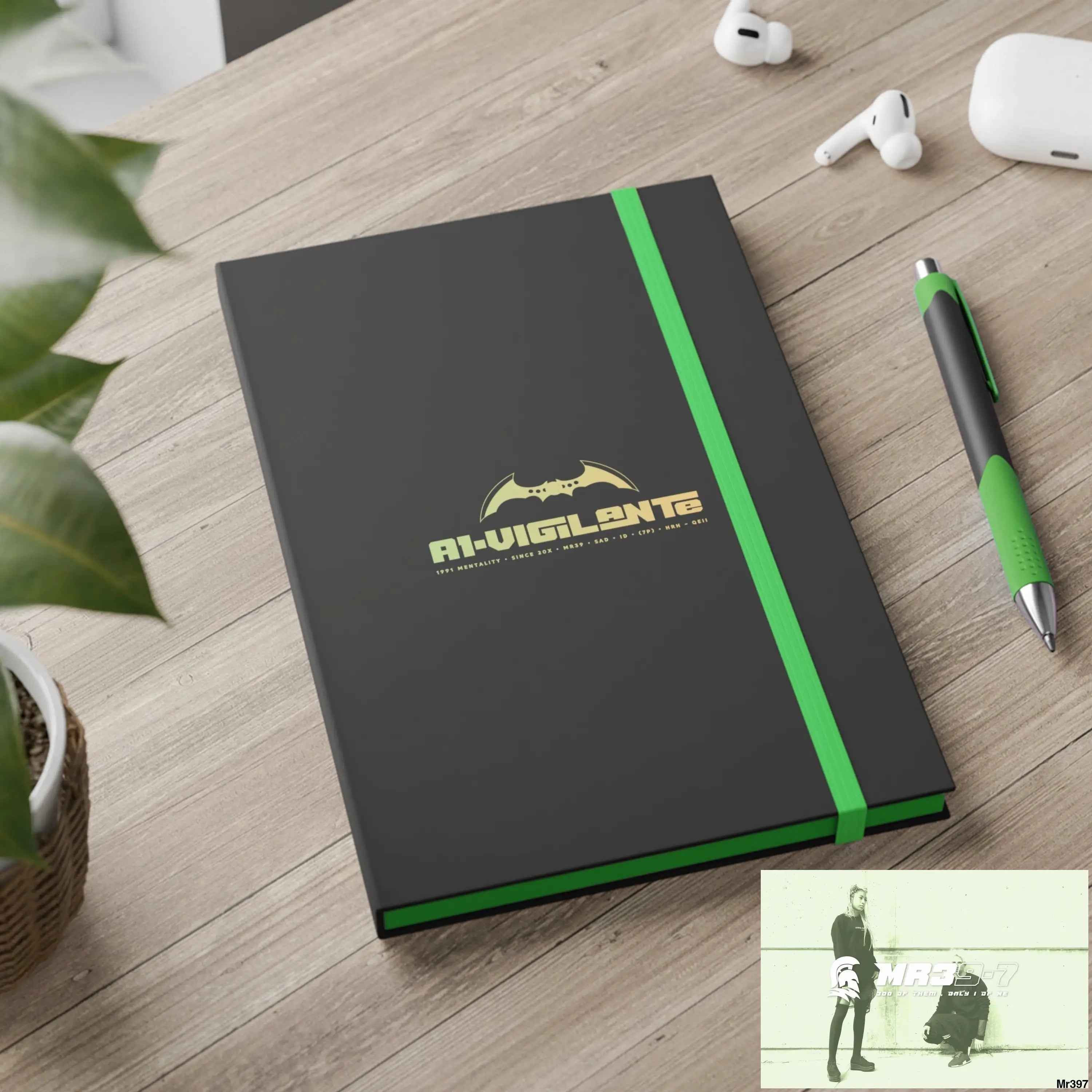 A1-Vigilante Color Contrast Notebook - Ruled Paper products