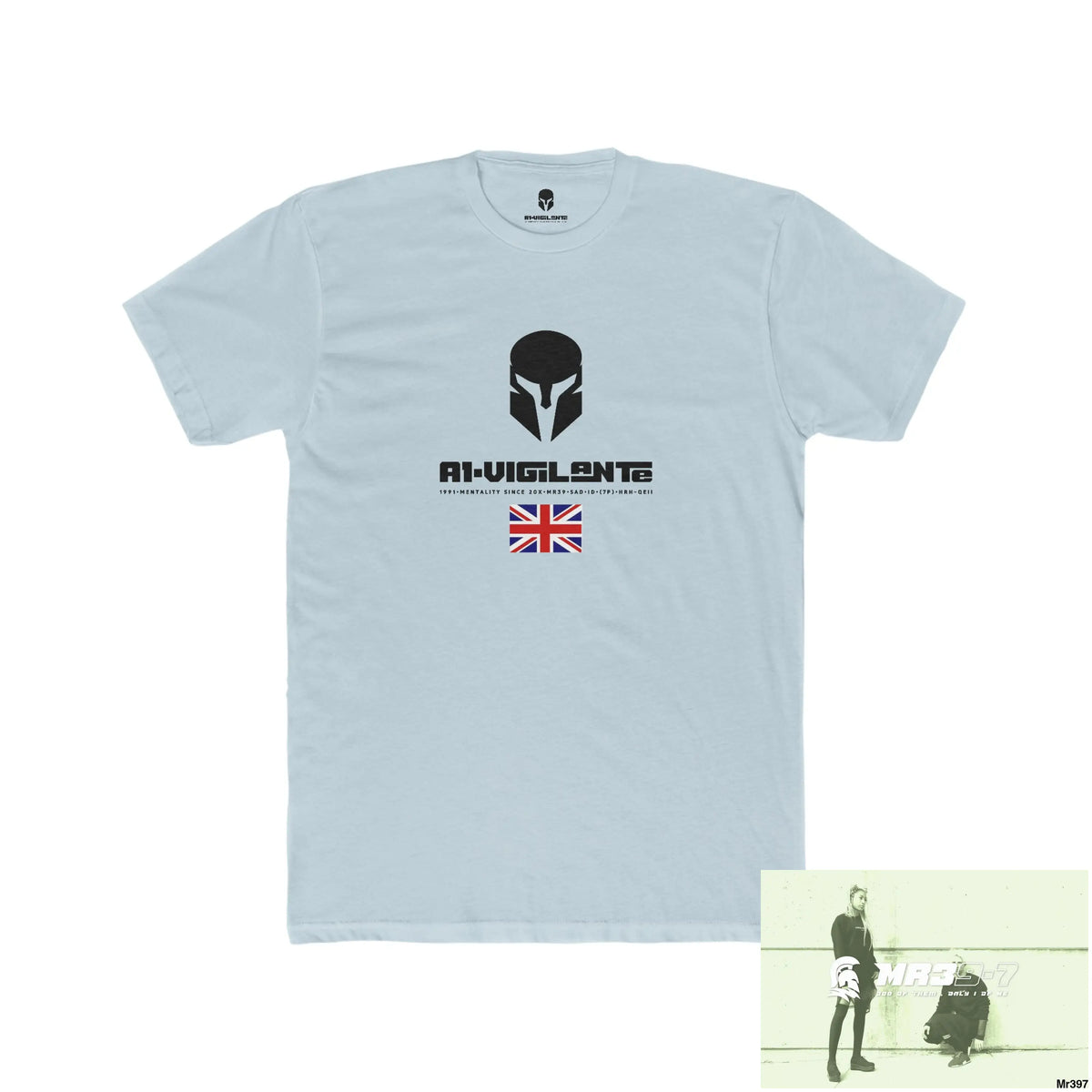 A1-Vigilante Create your own Adventures and your dreams will follow Men’s Cotton Crew Tee Solid Light Blue / S T-Shirt