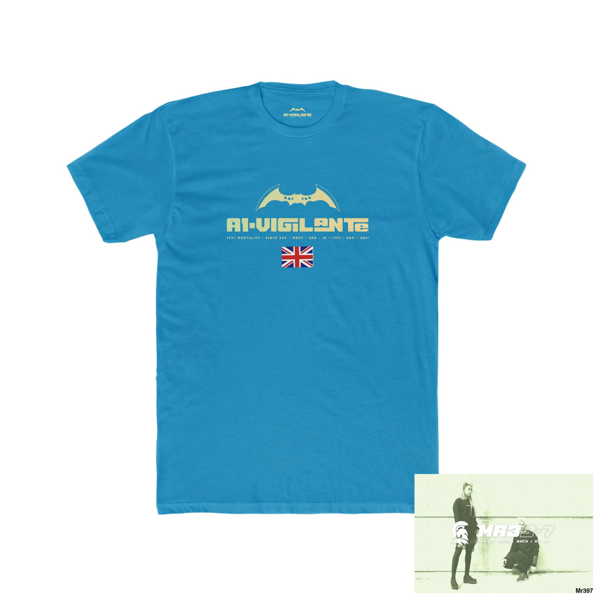 A1-Vigilante Create your own Adventures and your dreams will follow Men’s Cotton Crew Tee Solid Turquoise / S T-Shirt