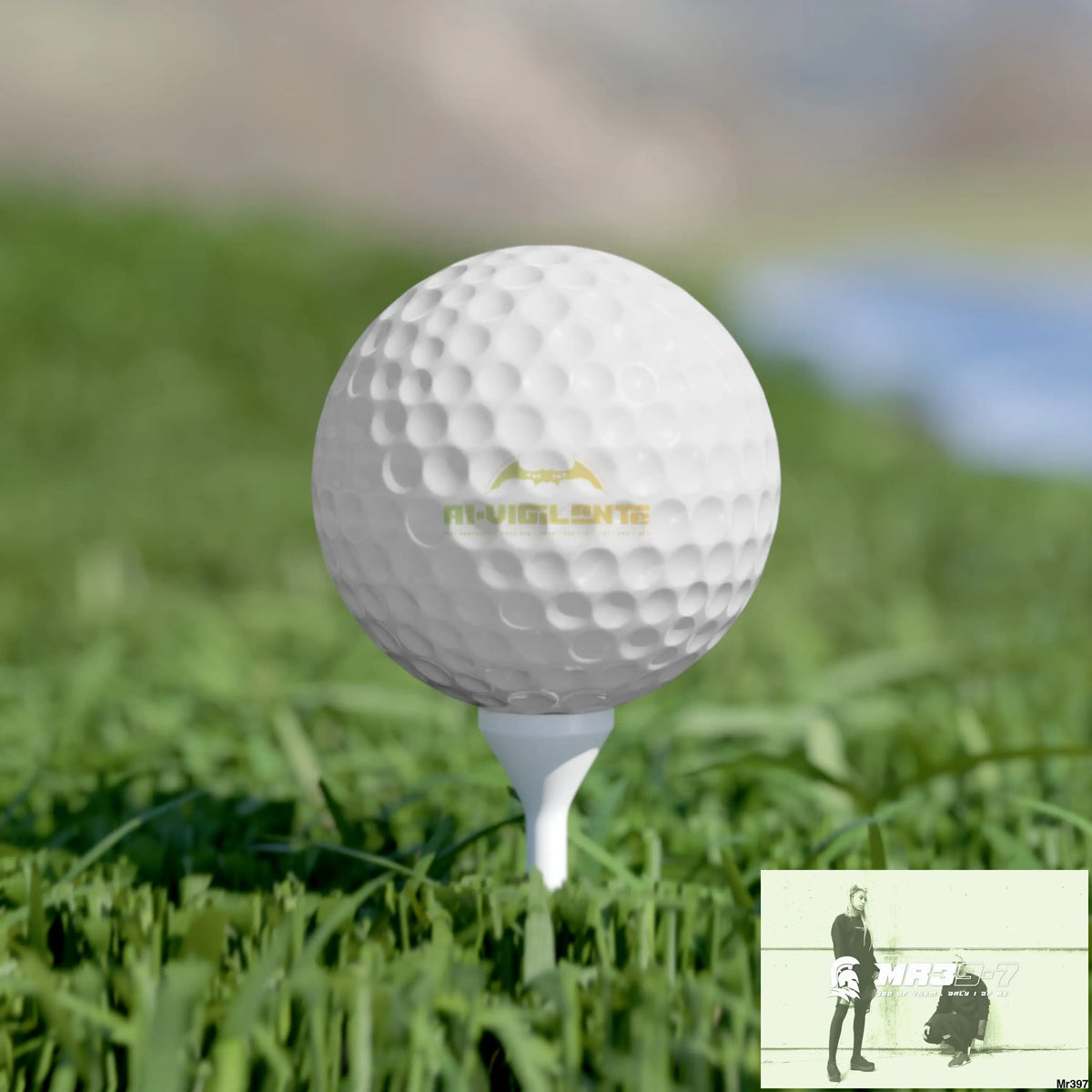 A1 Vigilante Custom Golf Balls Set Premium 6-Pack with Unique Design Ideal for Golf Lovers Personalized Gift for